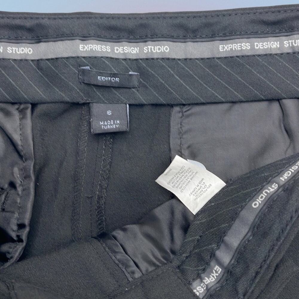 Express Women’s 6 Black Editor Flare Leg Pant - image 4